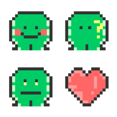 ถั่วเขียว แสดงออกทางสีหน้า Emoji