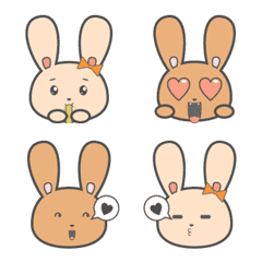 Baby Bunnies - Couple Emoji