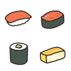 Emoji of sushi