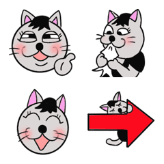 Cat's Pokotan Emoji - Basic Edition