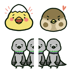  Bird friends Emoji