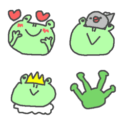 Cute frog emoji emoji !!