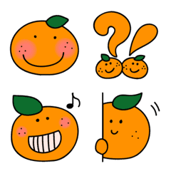 Orange's cute emoticons
