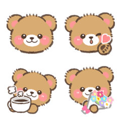 Fluffy bear emoji