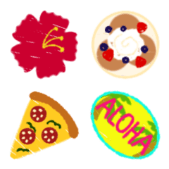 Kawaii 刺繍 南国ver.  絵文字