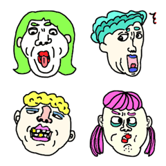 Crazy Face Boys & Girls(Emoji)