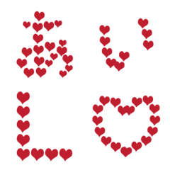 Heart Fonts Emoji (Japanese and English)