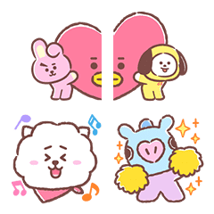 UNIVERSTAR BT21: Cuteness Galore Emoji