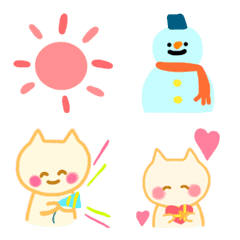 simple simple cat Emoji