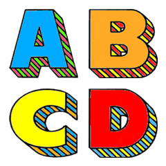 colorful block emoji
