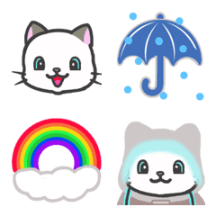 Rainy Cat weather emoji