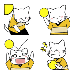 Handball Emoji Cat ver.