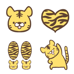 cute tiger emoji