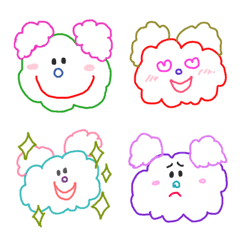 Toy poodle graffiti(Emoji)