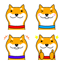 The simple Emoji of the siba inu