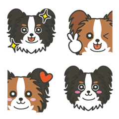 Various Papillon Emoji