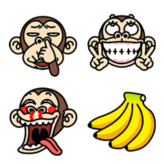 Crazy Funky Monkey emoji