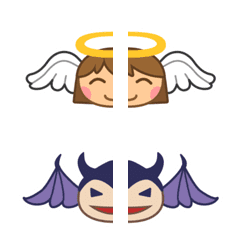Devil and Angel  (goodness or badness)