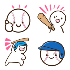 cute baseball emoji