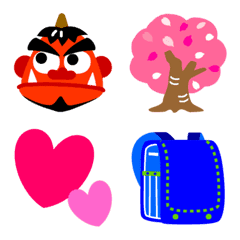 Emoji for spring events in Japan