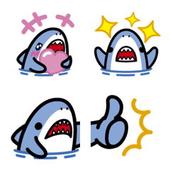 Small shark cute Emoji