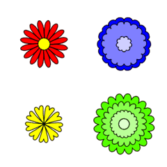 The simple Emoji of the flower