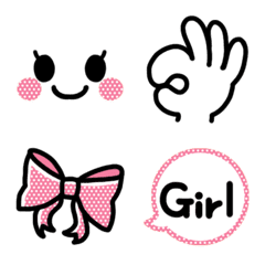 Simple Emoji -girl-