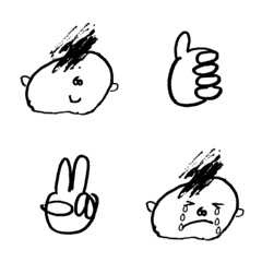 Children's graffiti emoji