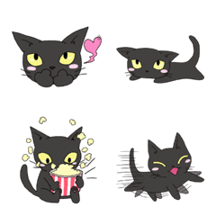 black cat face variation2