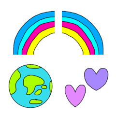 colorful and pop Emoji 2