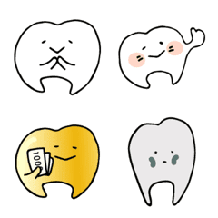 Emoji of easy to use tooth.