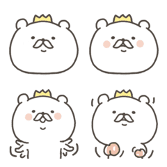 Crowned Bear in emoji