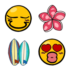 Nikomaru smiley faces & Hawaiian Emoji 
