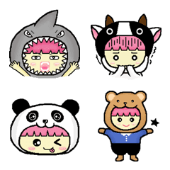 Q sister  Expression stickers