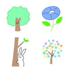The simple Emoji of the forest 