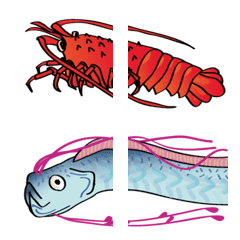 Mares e criaturas aquáticas, emoticons