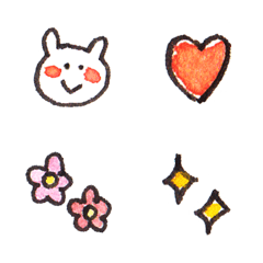 smile-rabbit & simple emoji