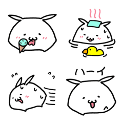 Rabbit emoji named Ussan!