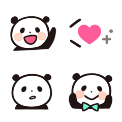 Panda & Mini Emoji Set.