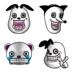 Scary and cute Animals Emoji