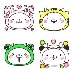 Costume Rabbit Emoji