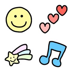 Simple & colorful emoji