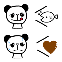 panda girl Emoji No.1