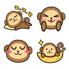 Cute monkey Emoji