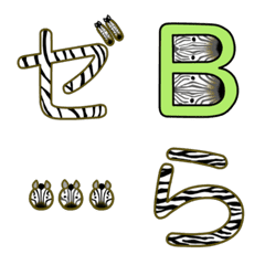 emoji of zebra