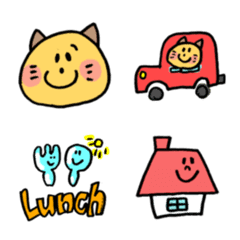 Cute basic cat Emoji