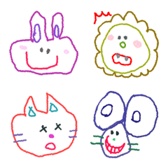 Cute Graffiti Animals(Emoji)
