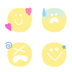 Pastel smily emoji