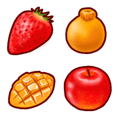 Fruits emoji.