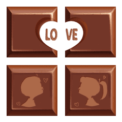 The chocolate for love